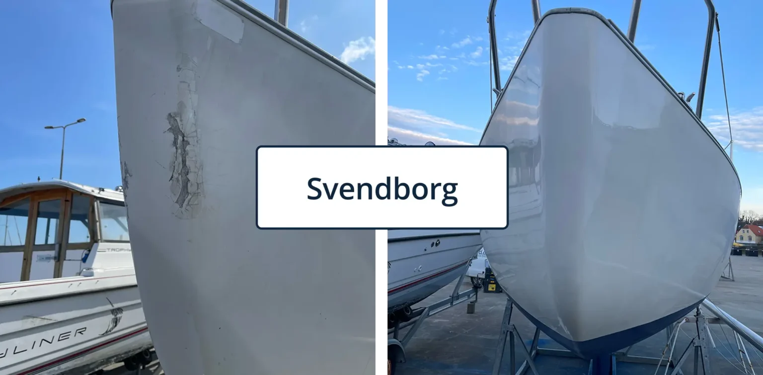 Reparation af båd i Svendborg