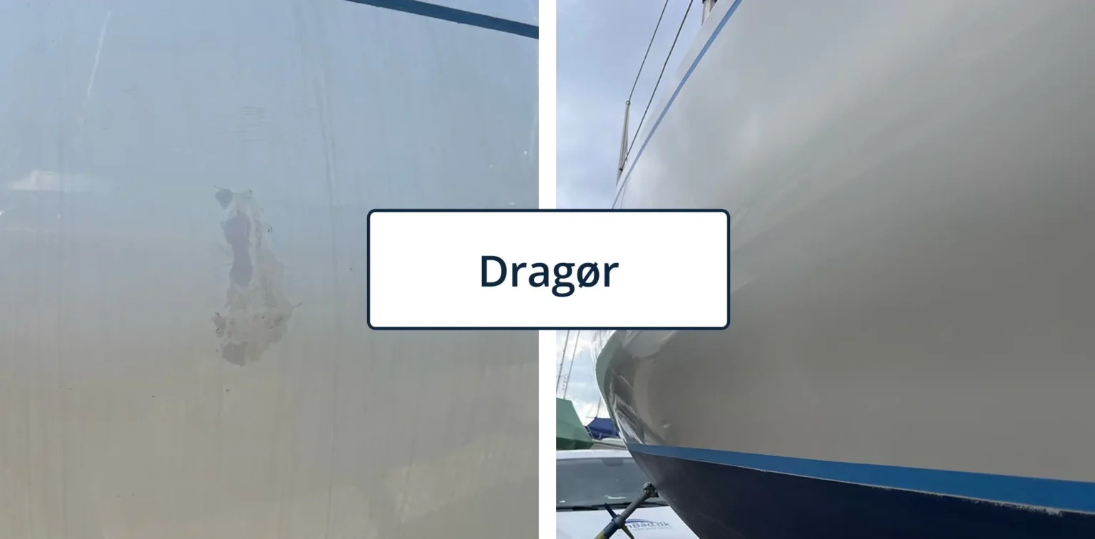 Reparation af båd i Dragør
