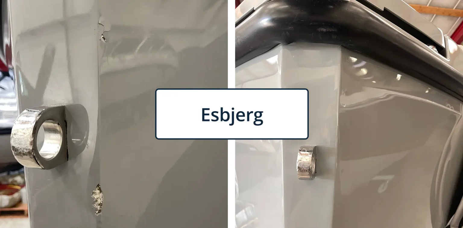 Reparation af båd i Esbjerg