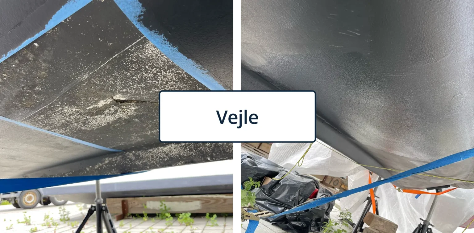 Reparation af båd i Vejle