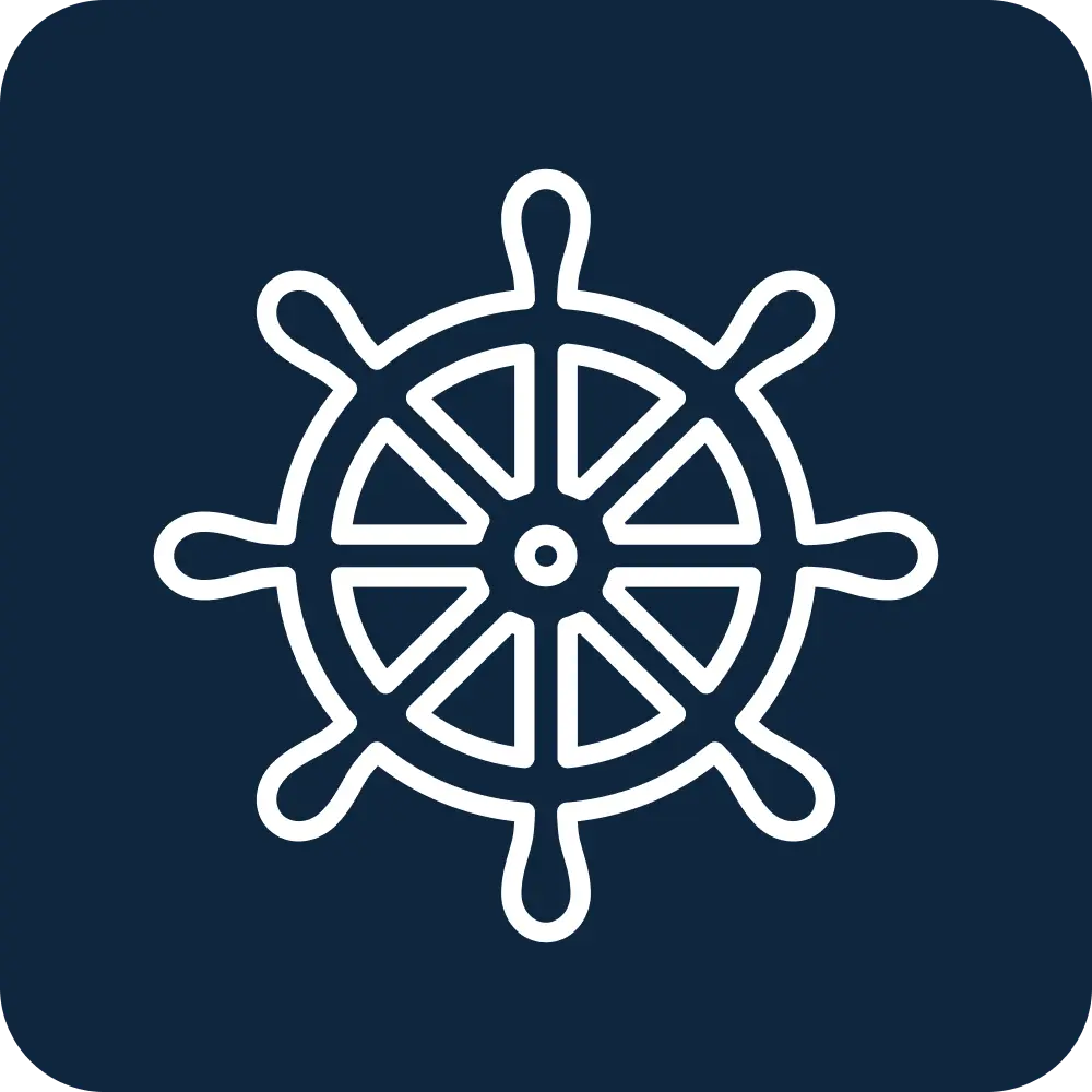 RenBaad baadebygger ikon hvid